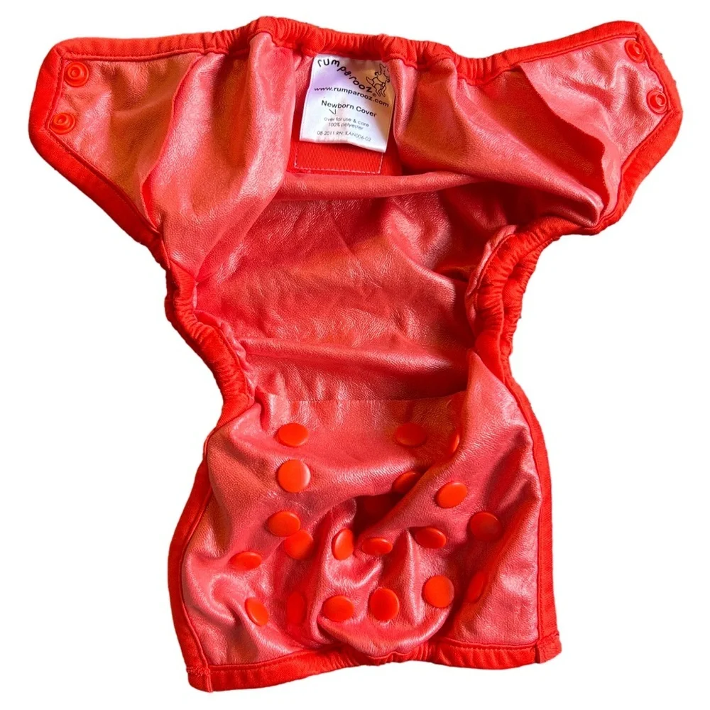 rump•a•rooz Red Cloth Diaper Newborn Cover